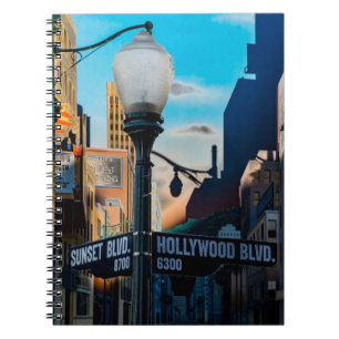 Poster Hollywood Blvd. Notitieboek