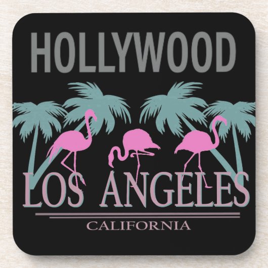 Poster Hollywood Blvd. Onderzetter (Voorkant)