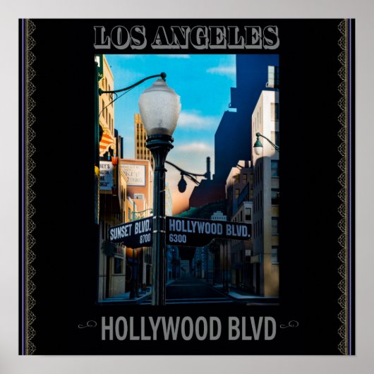Poster Hollywood Blvd. Poster (Voorkant)