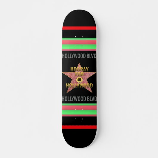 Poster Hollywood Blvd. Skateboard (Voorkant)