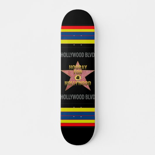 Poster Hollywood Blvd. Skateboard (Voorkant)