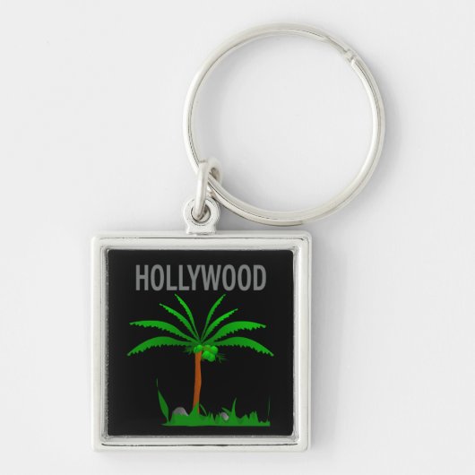 Poster Hollywood Blvd. Sleutelhanger (Voorkant)