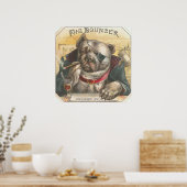 Poster  honden Bouncer Bar (Keuken)