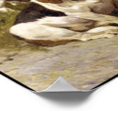 Poster: Honden jagen -  hondenkunst door de Penne Poster (Hoek)