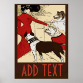  Poster Honden, voeg tekst toe (Voorkant)