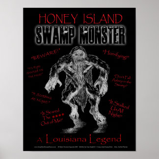 Poster Honey Island Swamp Monster