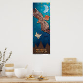 Poster - hoog vliegen (Keuken)