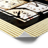 Poster  horloges (Hoek)