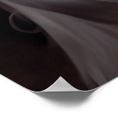 Poster horse white (Hoek)