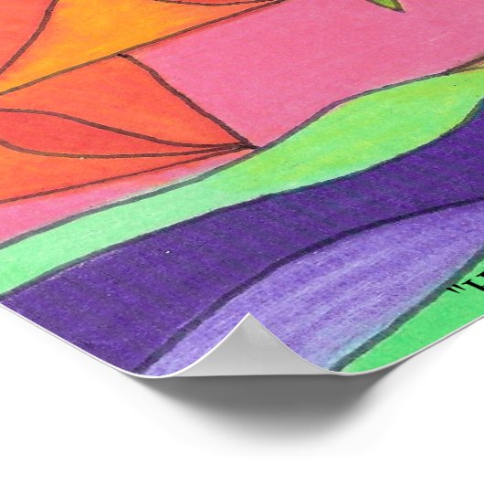 poster "Hot Day on the Island" (Hoek)