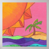 poster "Hot Day on the Island" (Voorkant)