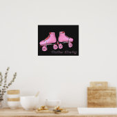 Poster Hot Pink Roller Derby (Keuken)