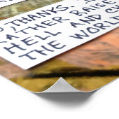 POSTER-HOUD KALM EN DRAAI AAN? POSTER (Hoek)