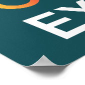 Poster houdt kalm en verhuurt een Kleurdeskundige (Hoek)