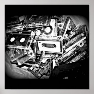Poster-houdt van de Kunst-Cassettebandjes Poster