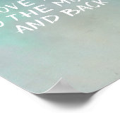 poster houdt van je naar de maan en terug (Hoek)