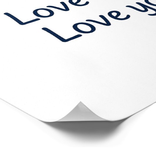 poster houdt van mij houdt van jou (Hoek)