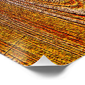 Poster Hout - gestructureerde geometrische vormen (Hoek)