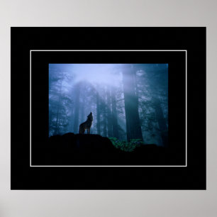 Poster-Howling Wolf Poster