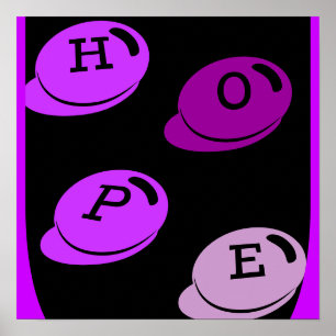 Poster huiselijk geweld HOPE