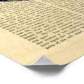 Poster Human Head Phrenologie over kranten (Hoek)