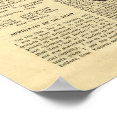 Poster Human Heart Anatomie in de krant (Hoek)