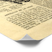 Poster Human Skeleton Thorax in de krant (Hoek)