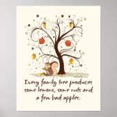 Poster Humor familie (Voorkant)