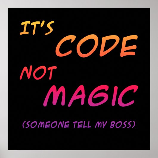 Poster Humor programmeren (Voorkant)