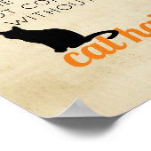 poster humor van een schattige kat voor kattenlief (Hoek)