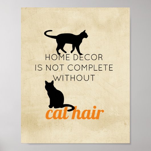 poster humor van een schattige kat voor kattenlief (Voorkant)