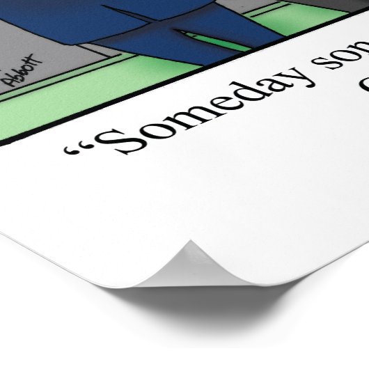 Poster Humor werkplek (Hoek)