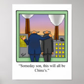 Poster Humor werkplek (Voorkant)