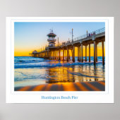 Poster Huntington Beach Pier (Voorkant)