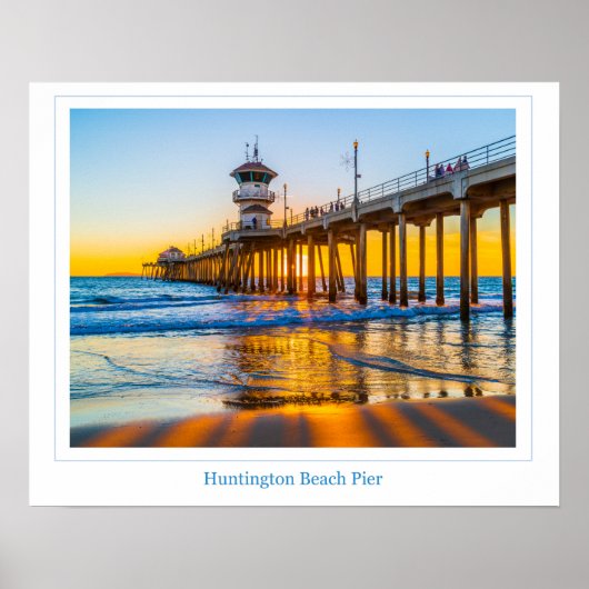 Poster Huntington Beach Pier (Voorkant)