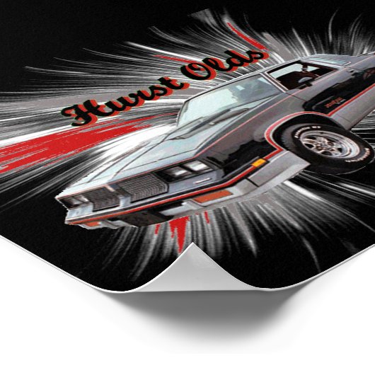 Poster Hurst Olds (Hoek)