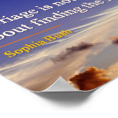 Poster - huwelijk gaat niet over leeftijdscijfer (Hoek)