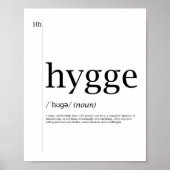 Poster Hygge - Deense cultuur (Voorkant)