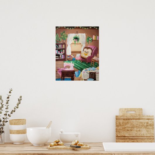 Poster Hygge Hedegel (Keuken)
