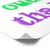 poster "I Color Outside the Lines" (Hoek)