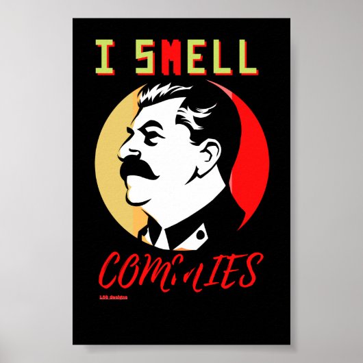 poster "I SMELL BEVEELT 3 STALIN" (Voorkant)