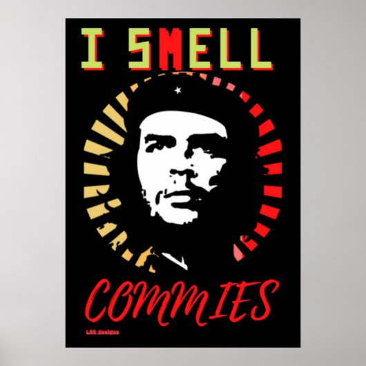 poster "I SMELL COMMIES" (Voorkant)
