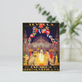 Poster Ibero-Amerikaanse Expositie van 1929 Briefkaart (Staand voorkant)