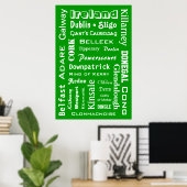 Poster Ierland Towns & Places (Thuiskantoor)