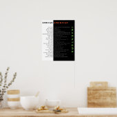 Poster II van de zwarte Amerikaanse uitvinder (Keuken)