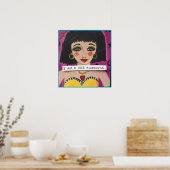 POSTER, IK BEN EEN GEWELDIGE GROOTTE. POSTER (Keuken)