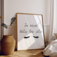 Poster ik vecht de wimpers