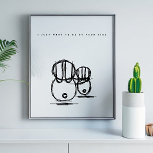 Poster   Ik wil gewoon aan jouw kant staan