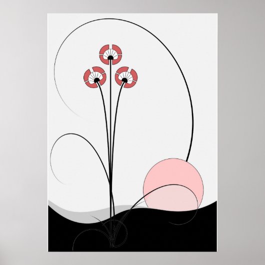 Poster Ikebana (Voorkant)