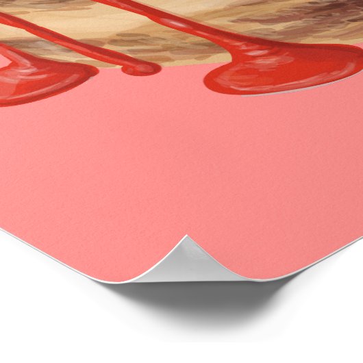 Poster Illustratie aangepaste tekstcodering (Hoek)